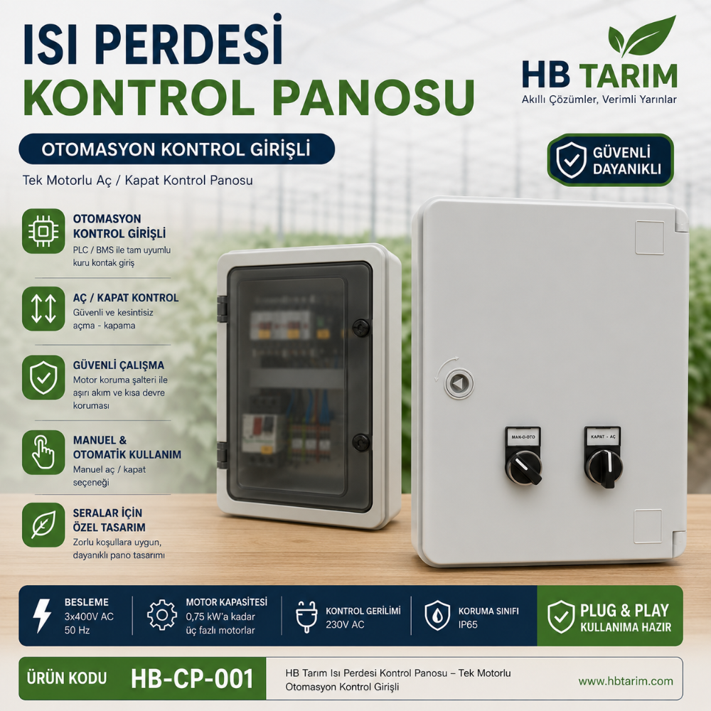 thermal_screen Isı Perdesi Kontrol Panosu
